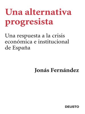 cover image of Una alternativa progresista